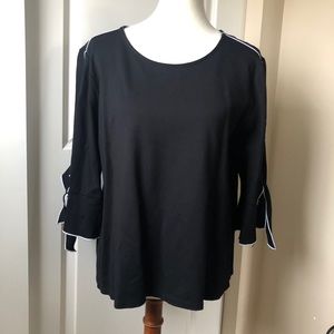 Alfani Gorgeous Black & White Top